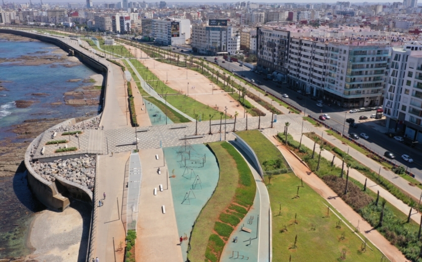 Promenade Maritime de la Mosquée Hassan II