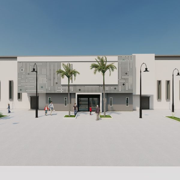 Construction d’une salle couverte omnisport à l’espace sportif Al Ghaba Al Khadra