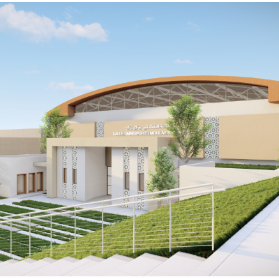 Construction d'une Salle Omnisports dans le cadre de l'INDH au niveau du quartier "Groupe4"
